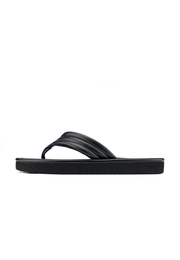 Flip*Flop - Klapki plażowe damskie Flip Flop Fauna Flip. Okazja: na plażę. Kolor: czarny. Sezon: lato