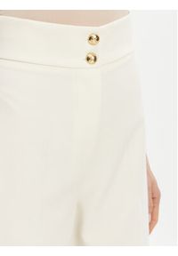 Maryley Spodnie materiałowe 25EB680/M25/43VA Écru Regular Fit. Materiał: syntetyk