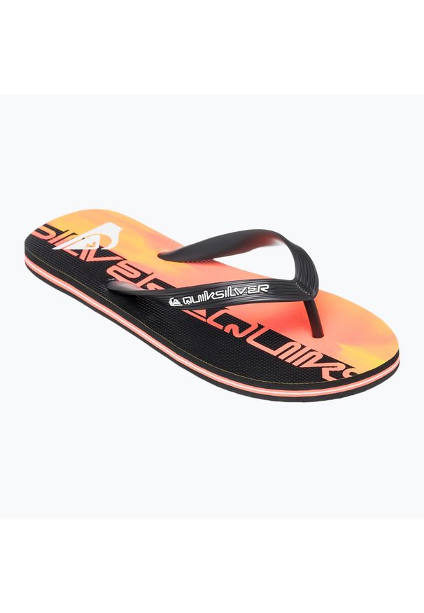Japonki męskie Quiksilver Molokai Art 25. Kolor: pomarańczowy