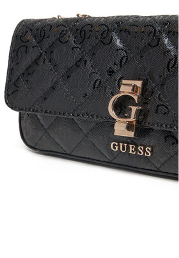 Guess Torebka HWGG95 22210 Czarny. Kolor: czarny. Materiał: skórzane