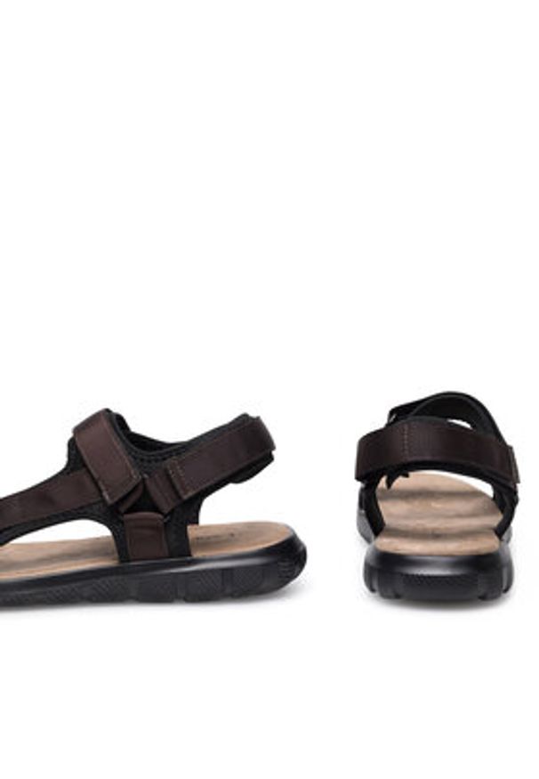 Lanetti Sandały MSS20230-13 Brązowy. Kolor: brązowy. Materiał: materiał