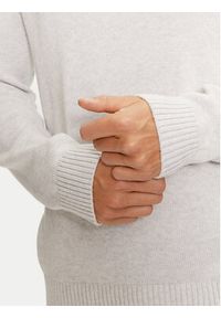 Tommy Jeans Sweter Essential DM0DM19429 Błękitny Slim Fit. Kolor: niebieski. Materiał: bawełna #4