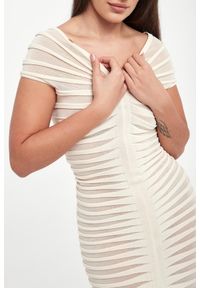 Elisabetta Franchi - Sukienka midi prążkowana ELISABETTA FRANCHI. Materiał: prążkowany. Długość: midi #4