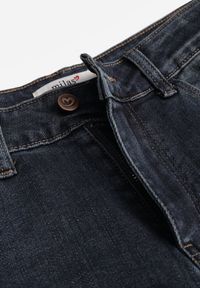 Born2be - Granatowe Szerokie Jeansy Barrel Fit z Wysokim Stanem Delennia. Stan: podwyższony. Kolor: niebieski. Styl: elegancki #4