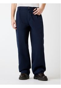 Guess Jeans Spodnie materiałowe 180376 Niebieski Regular Fit. Kolor: niebieski. Materiał: materiał #4