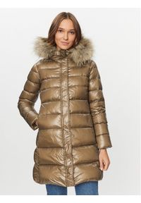 Hetrego - Hetregó Płaszcz zimowy Lilith 8K726M 23WD05 Brązowy Regular Fit. Kolor: brązowy. Materiał: syntetyk. Sezon: zima