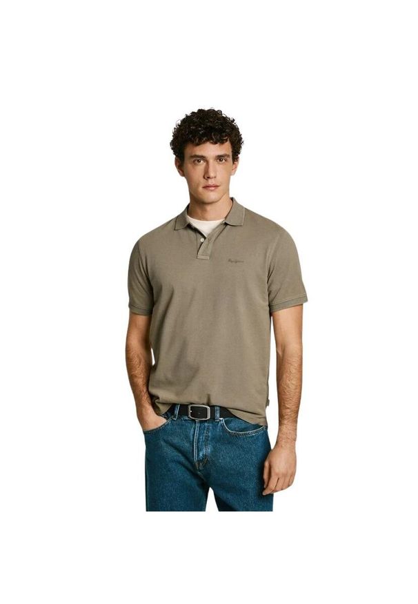 Polo Pepe Jeans New Oliver Gd. Typ kołnierza: polo. Kolor: zielony