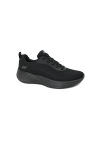 skechers - Buty do chodzenia damskie Skechers Bobs Infinity. Kolor: czarny. Materiał: materiał, syntetyk. Szerokość cholewki: normalna. Sport: turystyka piesza