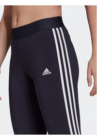 Adidas - adidas Legginsy 3 Stripes Leggings H07771 Niebieski. Kolor: niebieski. Materiał: bawełna #4