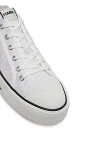 Karl Lagerfeld - KARL LAGERFELD Trampki KL50425 Biały. Kolor: biały. Materiał: materiał #4