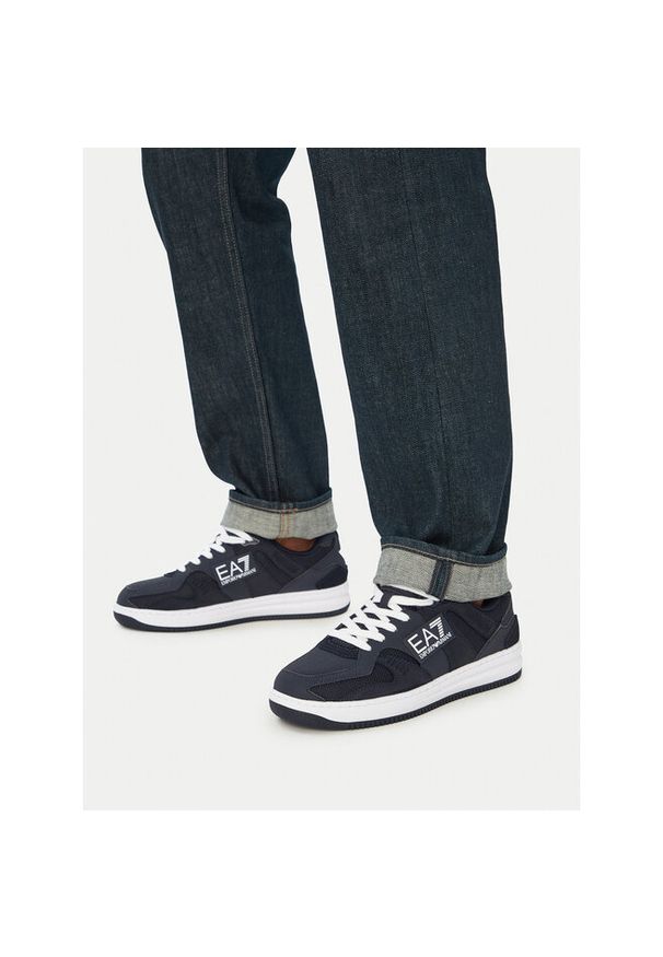 Sneakersy EA7 Emporio Armani. Kolor: niebieski