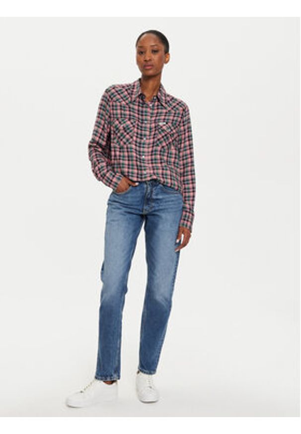 Lee Jeansy Rider 112355250 Niebieski Slim Fit. Kolor: niebieski