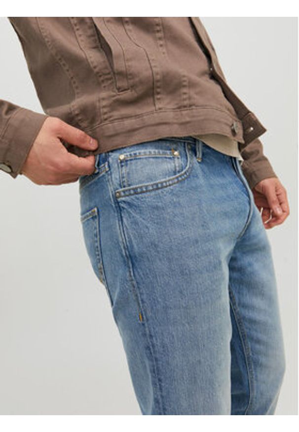 Jack & Jones - Jack&Jones Jeansy Mike 12237309 Niebieski Tapered Fit. Kolor: niebieski