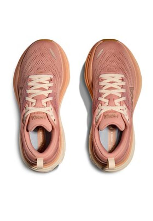 HOKA - Hoka Buty do biegania Bondi 8 1127952 Brązowy. Kolor: brązowy. Materiał: materiał
