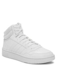 Adidas - adidas Sneakersy Hoops 3.0 GW5457 Biały. Kolor: biały. Materiał: materiał