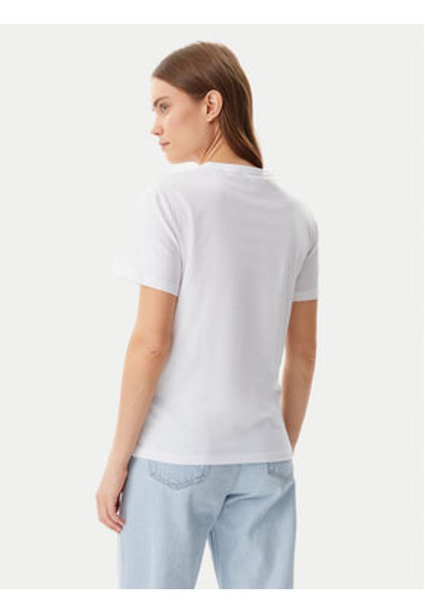 Calvin Klein T-Shirt K20K208294 Biały Regular Fit. Kolor: biały. Materiał: bawełna