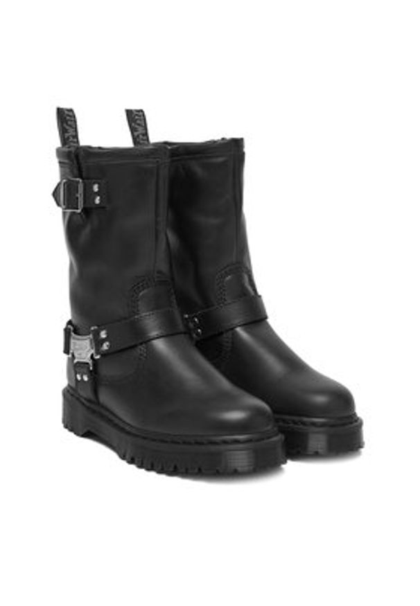Dr. Martens Botki Anistone HI DM32199001 Czarny. Kolor: czarny. Materiał: skóra