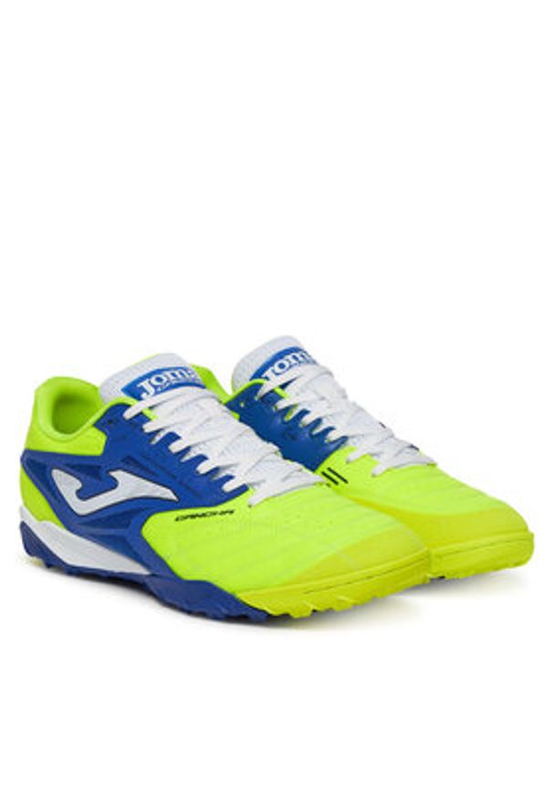 Joma Buty do piłki nożnej Cancha 2511 CANS2511TF Żółty. Kolor: żółty. Materiał: skóra