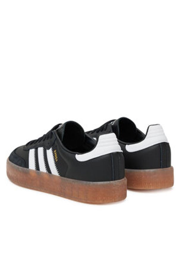 Adidas - adidas Sneakersy Sambae JI1350 Czarny. Kolor: czarny. Materiał: skóra