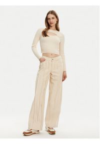 JJXX Jeansy Elly 12279661 Écru Wide Leg #7