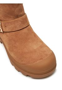 Tory Burch Botki 165418 Brązowy. Kolor: brązowy. Materiał: zamsz, skóra #6