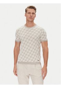 JOOP! Sweter 17 JK-17Ravao 30045832 Beżowy Modern Fit. Kolor: beżowy. Materiał: bawełna #10