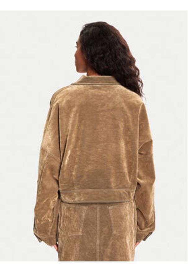 Adidas - adidas Kurtka przejściowa Adibreak JY2393 Brązowy Regular Fit. Kolor: brązowy. Materiał: sztruks