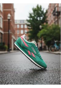 Reebok Sneakersy EOSS-CLASSIC AZ 100230792 Zielony. Kolor: zielony. Materiał: zamsz, skóra. Model: Reebok Classic #2