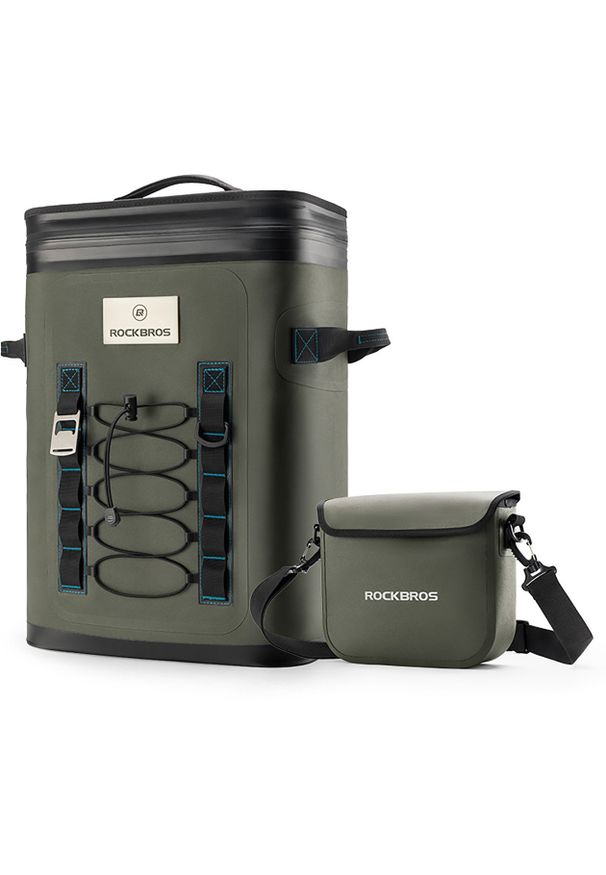 ROCKBROS - Plecak termiczny Rockbros z izolacją 20l - zielony. Kolor: zielony