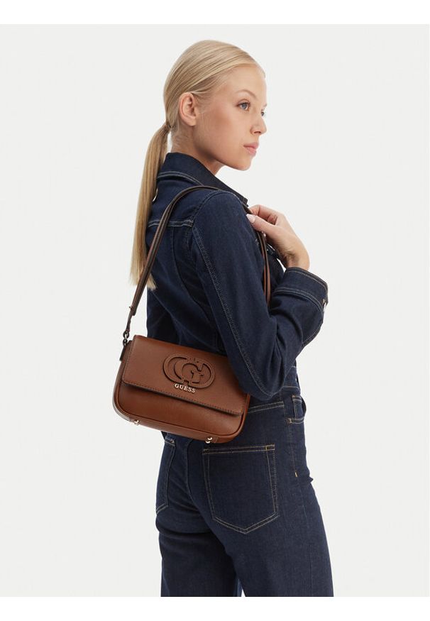 Guess Torebka Isola HWBG99 05210 Brązowy. Kolor: brązowy. Materiał: skórzane