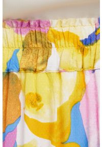 Y.A.S spódnica kolor żółty maxi prosta. Okazja: na co dzień. Kolor: żółty. Materiał: tkanina, materiał, wiskoza. Styl: casual #2