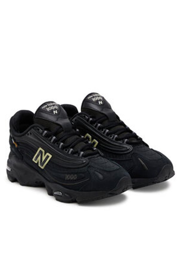 New Balance Sneakersy M1000BBV Czarny. Kolor: czarny. Materiał: zamsz, skóra