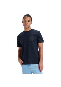 Quiksilver - Koszulka z krótkim rękawem dla Mężczyzn RIDE OUT Czarny. Kolor: brązowy, zielony, wielokolorowy. Materiał: materiał, bawełna. Długość rękawa: krótki rękaw. Długość: krótkie. Wzór: nadruk