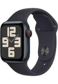 APPLE - Smartwatch Apple Watch SE GPS + Cellular, 40mm Koperta z aluminium w kolorze północy z paskiem sportowym w kolorze północy - S/M. Rodzaj zegarka: smartwatch. Styl: sportowy #1