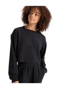 Roxy - Bluza z okrągłym dekoltem dla Kobiety RISE & VIBE Czarny. Kolor: brązowy, zielony, wielokolorowy. Materiał: elastan, poliester, materiał