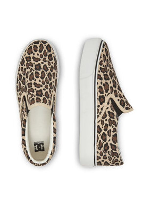 DC Shoes Tenisówki WFA3015-1B Brązowy. Kolor: brązowy. Materiał: materiał