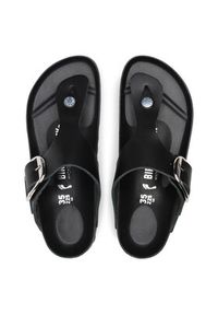 Birkenstock Japonki Gizeh Big Buckle 1018776 Czarny. Kolor: czarny. Materiał: skóra #5