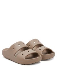 Crocs Klapki Classic Sandal v2 209403 Brązowy. Kolor: brązowy #4