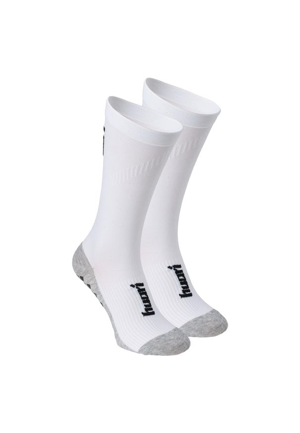 Huari - Męskie Skarpety Piłkarskie Sylon. Kolor: biały, niebieski, wielokolorowy. Sport: piłka nożna