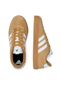 Adidas - adidas Sneakersy VL COURT 3.0 ID9183 Brązowy. Kolor: brązowy. Materiał: zamsz, skóra