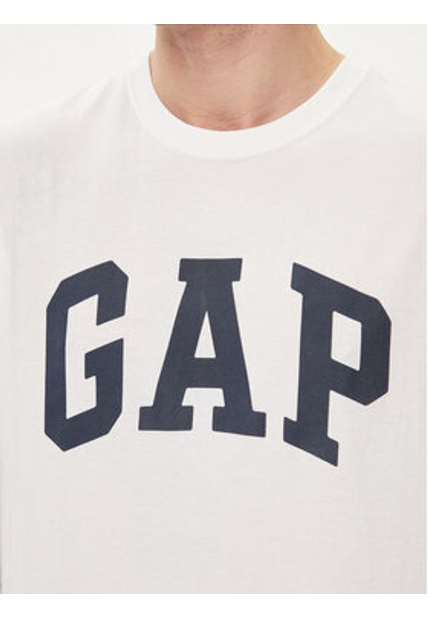 GAP - Gap T-Shirt 856659-03 Biały Regular Fit. Kolor: biały. Materiał: bawełna