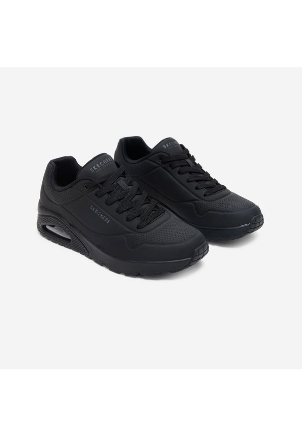 skechers - Sneakersy męskie Skechers UNO. Materiał: kauczuk, syntetyk. Szerokość cholewki: normalna. Wzór: gładki