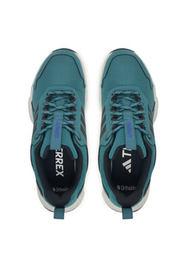 Adidas - adidas Trekkingi Terrex Tracefinder 2 CLIMAPROOF Trail JR7770 Zielony. Kolor: zielony. Materiał: materiał. Technologia: ClimaProof (Adidas). Model: Adidas Terrex. Sport: turystyka piesza