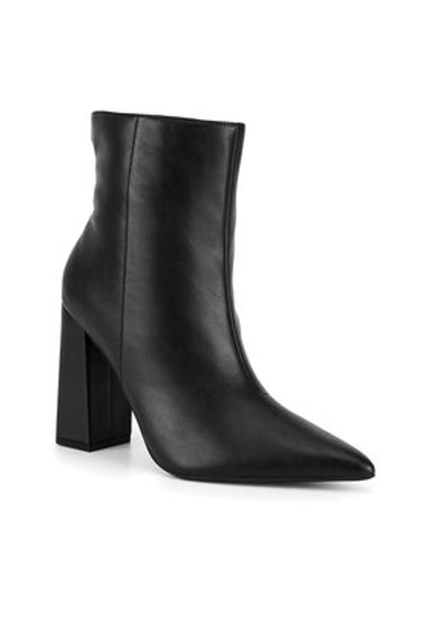 Nine West Botki WFA2829-1 Czarny. Kolor: czarny. Materiał: materiał