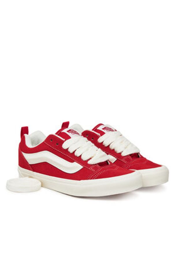 Vans Tenisówki Knu Skool VN000D75BOP1 Czerwony. Kolor: czerwony. Materiał: zamsz, skóra