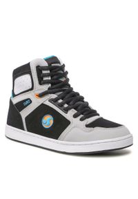 Sneakersy DVS Honcho DVF0000333 Gray Black Blue 020. Kolor: czarny. Materiał: skóra #1