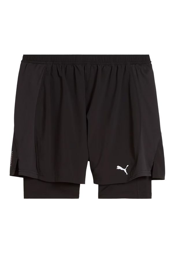 Puma - Spodenki do biegania męskie PUMA Run Velocity 2IN1. Kolor: czarny. Sport: bieganie