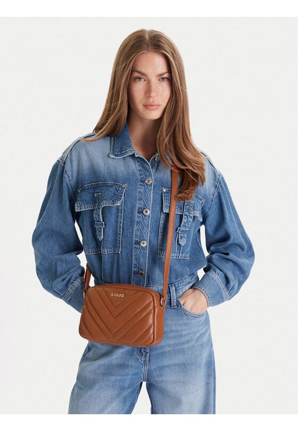 Liu Jo Torebka Lunny AF5187 E0426 Brązowy. Kolor: brązowy. Materiał: skórzane