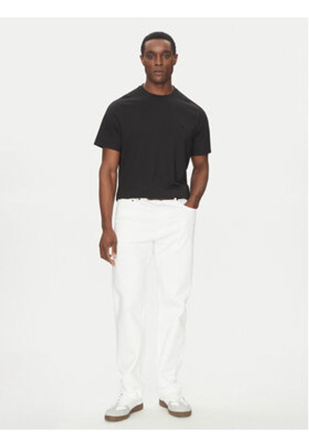 Michael Kors T-Shirt CR451V9HFK Czarny Regular Fit. Kolor: czarny. Materiał: bawełna