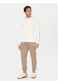 Puma Spodnie dresowe Ess No. 1 Logo 682609 Brązowy Regular Fit. Kolor: brązowy. Materiał: bawełna, syntetyk #4